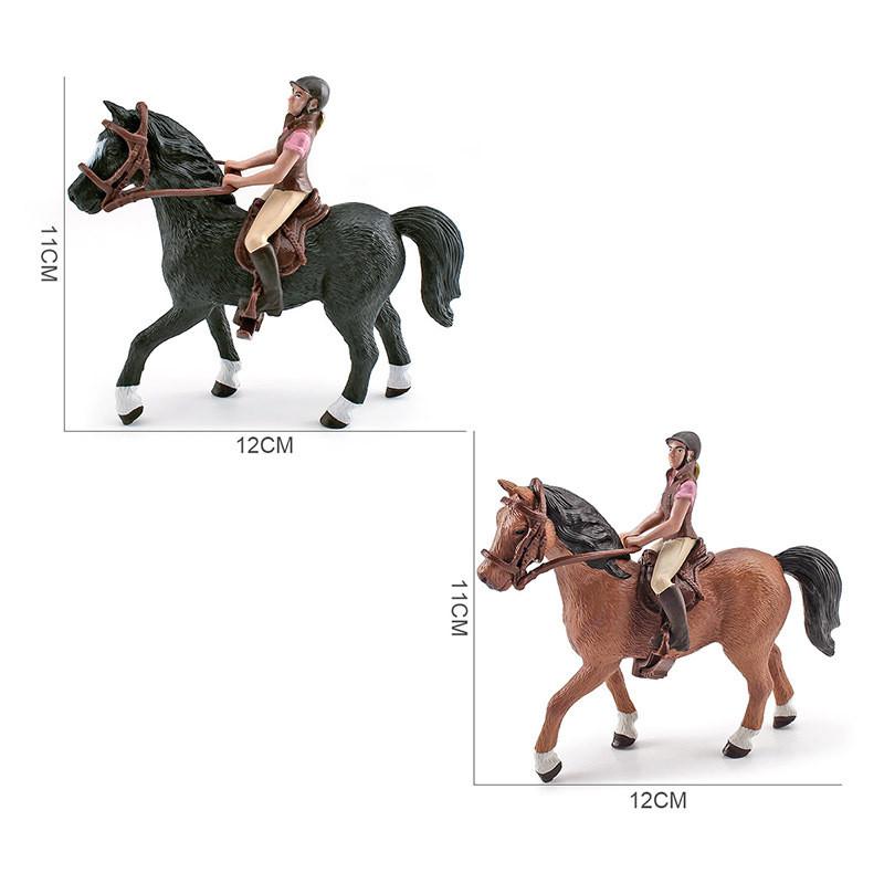 Kids Animal Rider Model With Pvc Construction For Role Playing And Collector Use