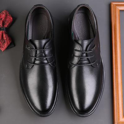 2024 Frühling und Herbst Neue Herren Business Casual Lederschuhe Herren Britische Schnürleder Atmungsaktiv Übergröße Herren Lederschuhe 6201