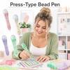 2.6mm Tip Bead Placement Pen Automatic Press-Type Bead Pen  Beading Crafts Tool