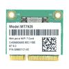 WiFi7 Adapter MT7925 Bluetooth-kompatibel 5.3 Netzwerkkarte 2,4G/5G/6G Dreiband 5400 Mbps Drahtloser Adapter für PC