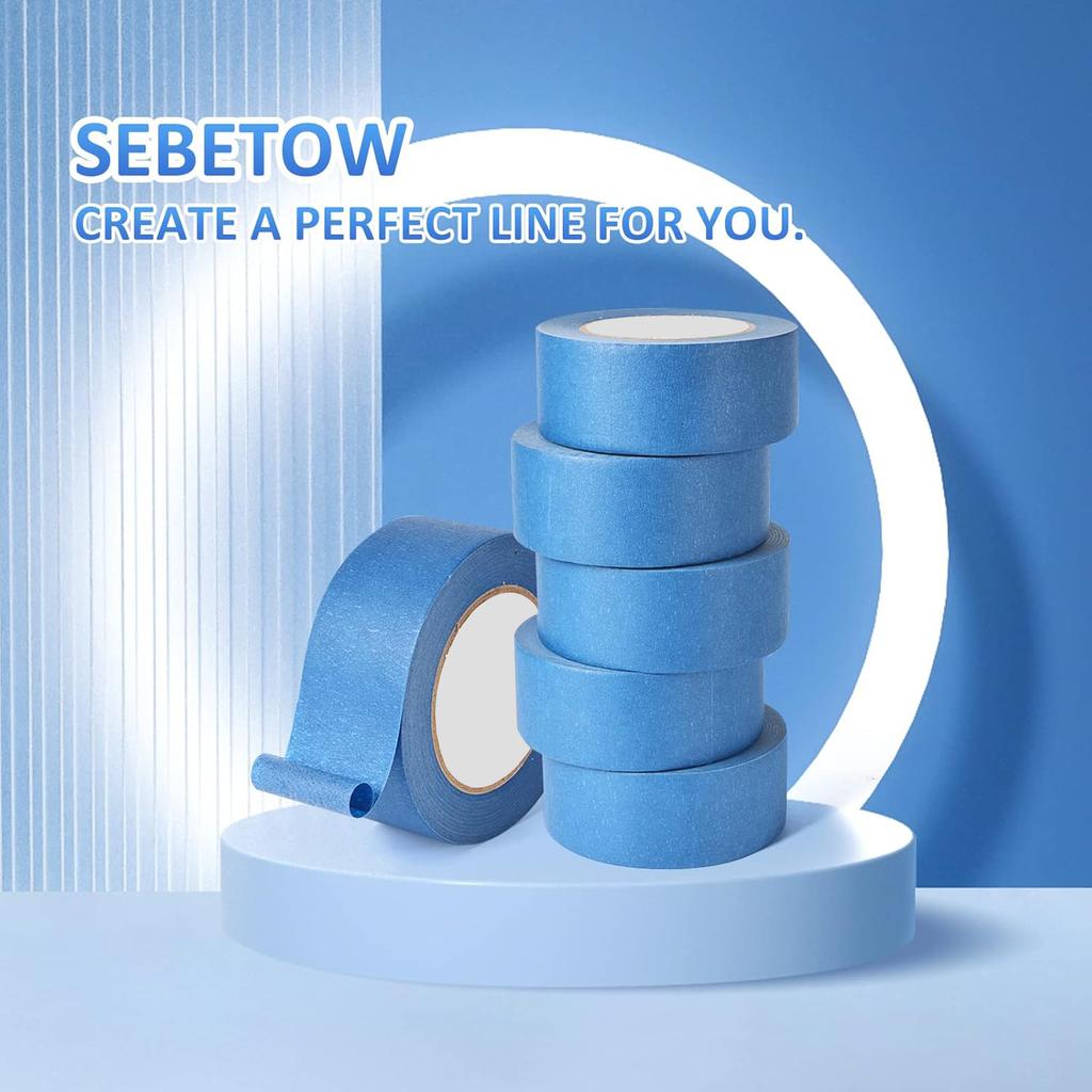 Blue Masking Tape Car Beauty Spray Paint Masking Seam Paper Art Students Painting Special Hand-tear Decorative Painting