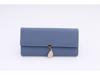 Korean Style Women's Leather Clutch – Zipper Buckle Wallet with Large Capacity