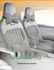 Custom-Fit Leather Car Seat Cushion for Wuling Qingkong - Cute Cartoon Design, Full Coverage for Four-Seat Models