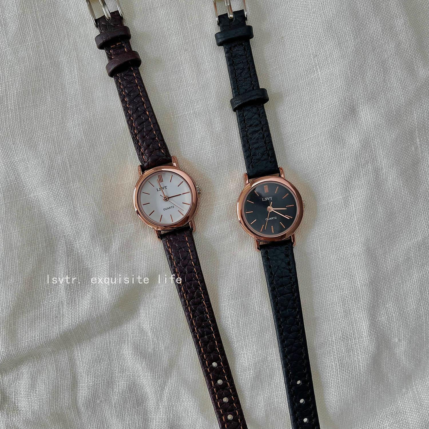 Classic Retro Temperament Women S Watch Junior High School Girl Girlfriend Simple Mori Trend Casual Watch