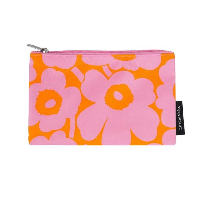 marimekko KAIKA MINI UNIKKO Flat Pouch 075748-230 Orange/Pink