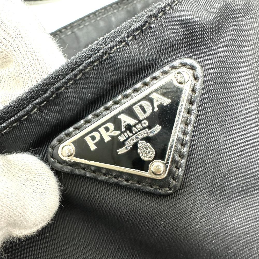 PRADA BT426T Shoulder Bag Shoulder Bag Shoulder Bag Nylon Black/SilverHardware