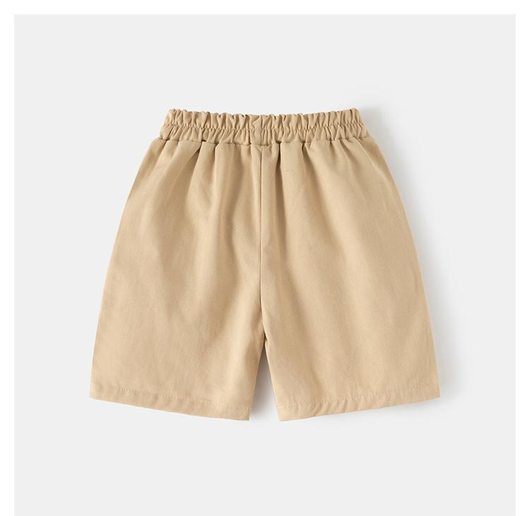 Boys 2 Piece Set Short Sleeve Polo Shirt with Plaid Collar Shorts Summer Outfit for Toddler Kids Baby New 2026