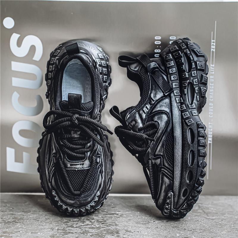 

Модные мужские кроссовки, модные массивные кроссовки, мужская повседневная обувь, увеличивающая рост, спортивная обувь на толстой подошве, мужские кроссовки Zapatillas Hombre 39 чёрный