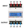 3 Phase 4 Wires Electricity Usage Meter 50/60HZ KWh Meter AC 3*127/220V Energy Consumption Monitor LCD Backlight for Home Office