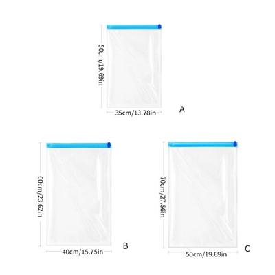 Travel Essential Compression Bags, Vacuum Packing Space Saver Zipper Bag