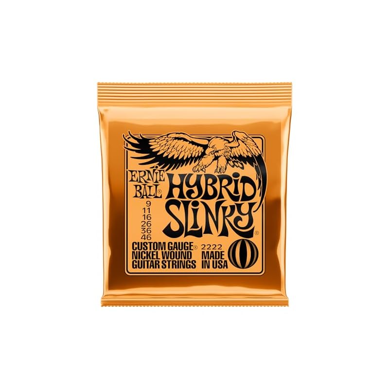 [Authentic] ERNIE BALL 2222 Electric Guitar Strings (09-46) HYBRID SLINKY