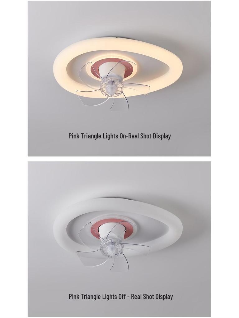 Nordic Minimalist LED Ceiling Fan Light for Master Bedroom