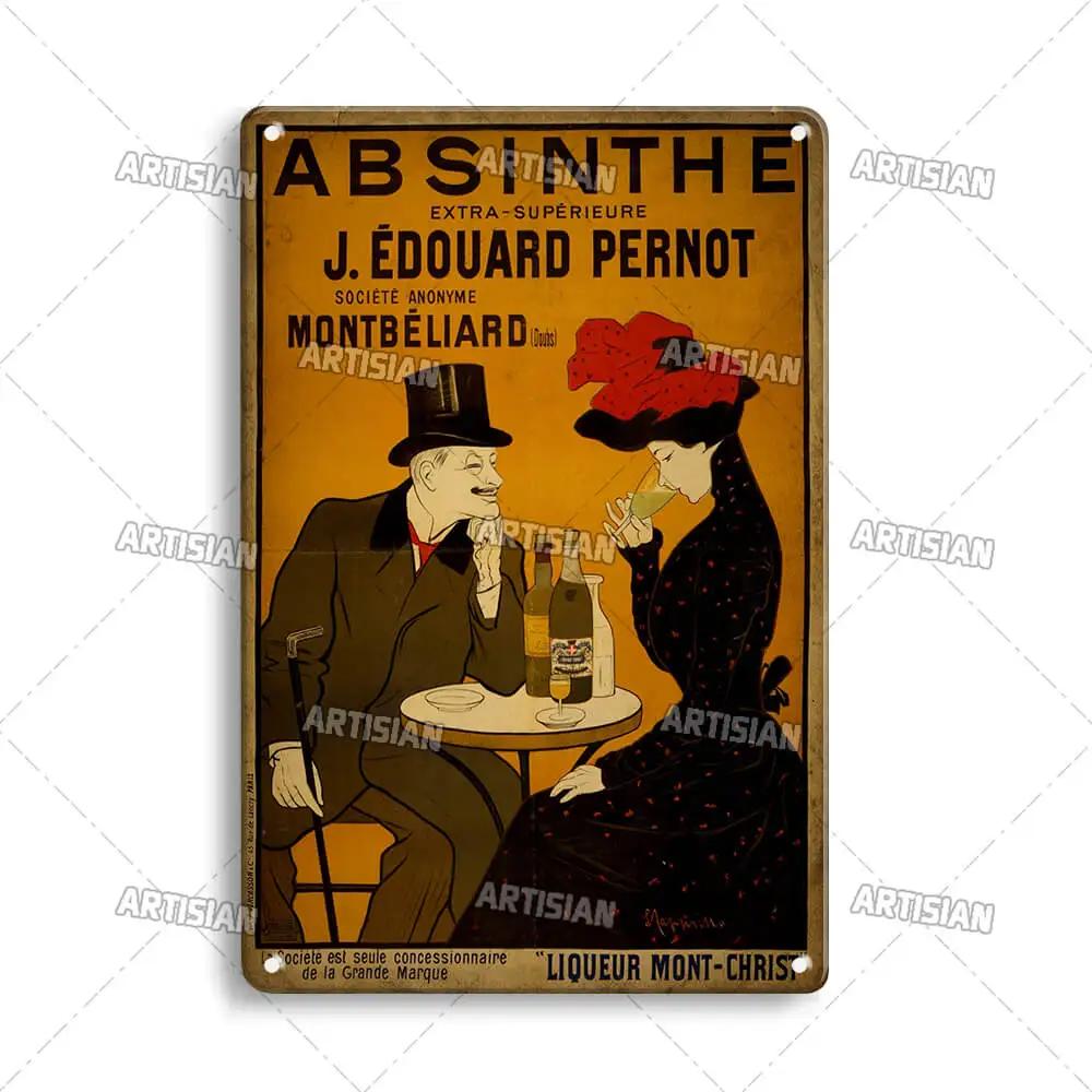 

ARTISIAN Ретро Вино Металлическая Табличка Декоративный Постер Алкоголь Настенный Металлический Жестяной Знак Реклама Настенный Декор Мужская Пещера Клуб Металлическая Табличка 20x30cm