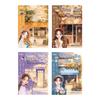 Cute Girl PET Sticker Book - 20pcs Cartoon Character Die-Cut Decals for Journal & Scrapbooking