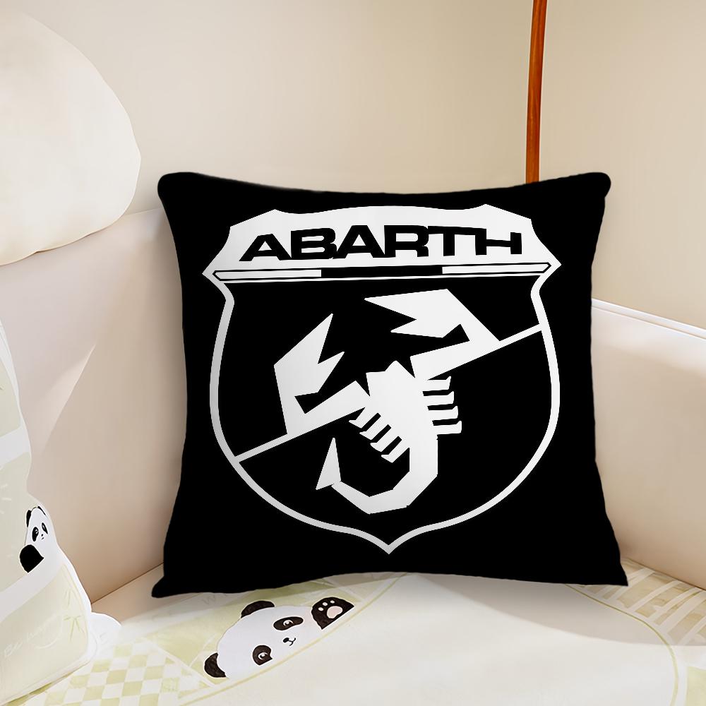Fashion AAAbarth Cartoon cushion cover Pillow Case Plush Fabric Soft Double Sided Print Sofa Cushion Cover Throw Pillow Covers
