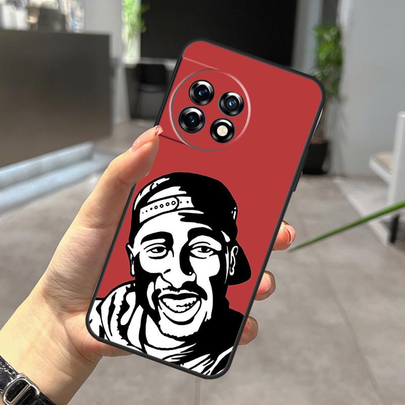 Rapper 2pac Singer Tupac Case For OnePlus Nord CE 5 2 3 4 Lite N20 N30 OnePlus 15 R 10T 12R 13R 13 12 11 10 Pro Cover