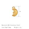 3Pcs Bee/Violin/Coconut Palm/Hearts Charms Stainless Steel Necklaces Bracelet Pendants Handmade Craft DIY Jewelry Making Finding