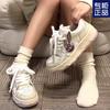 Original Niche Graffiti Old Retro Board Shoes Women Ins Flat Casual Street Shooting Couple Sports Shoes Children