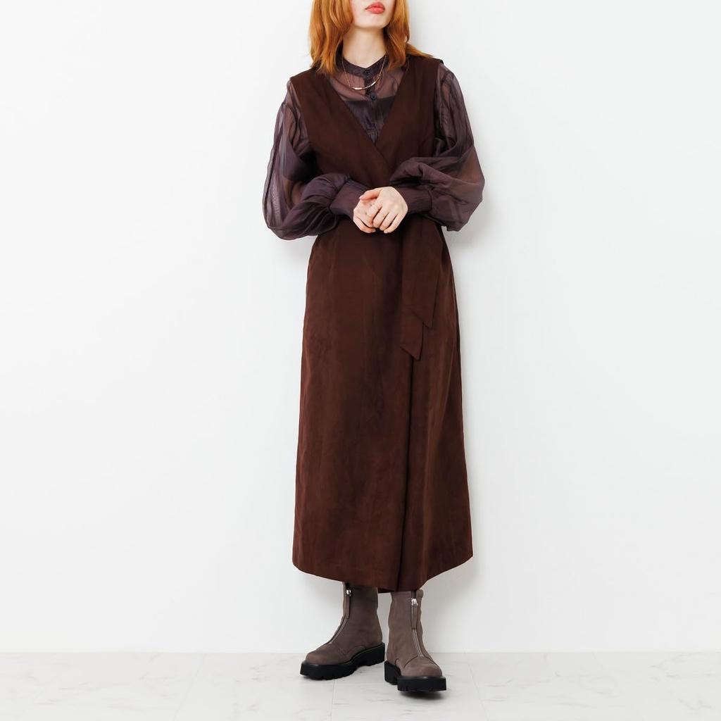 HIMIKO front zip boots with genuine leather cushioned track sole and thick sole, gray, size 265 (product number 651409).