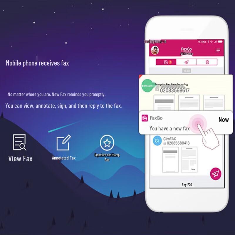 Xianshang Flagship 4-Line Network Fax Server
