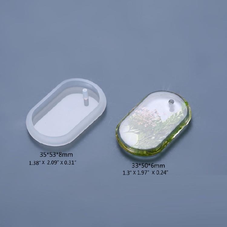 Handicrafts Necklace Mold DIY Crafts Keychain Jewelry Pendant Resin Casting Mold