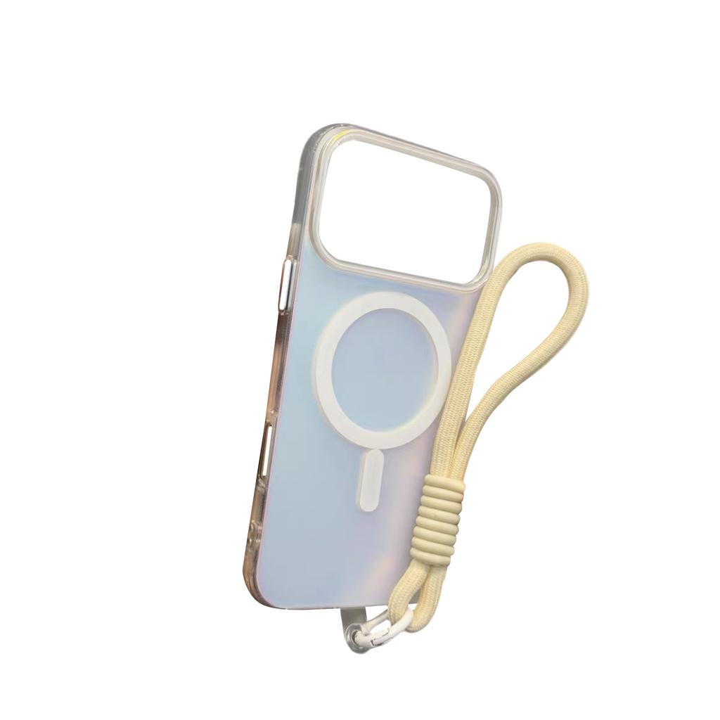 The Magnetic Phone Case With A Bracelet Features And Elegant Design That Is Compatible With The 17pro Max