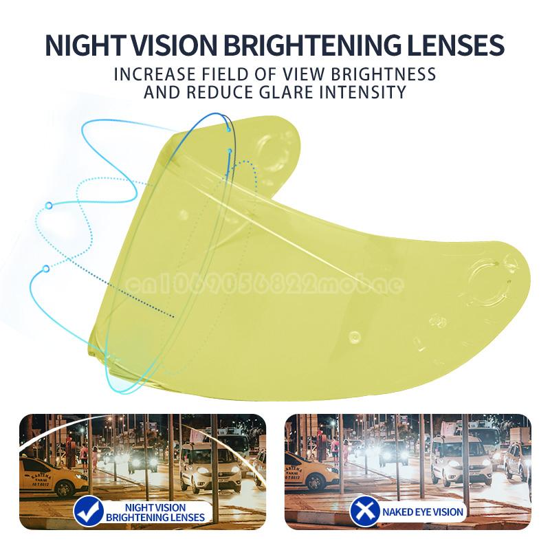 Motorcycle Helmet Visor Anti-UV PC Visor Lens V14 Model Clear Smoke Dark Replacement Visor For MT V-14 Rapide Targo Blade 2Speed Sensors 6