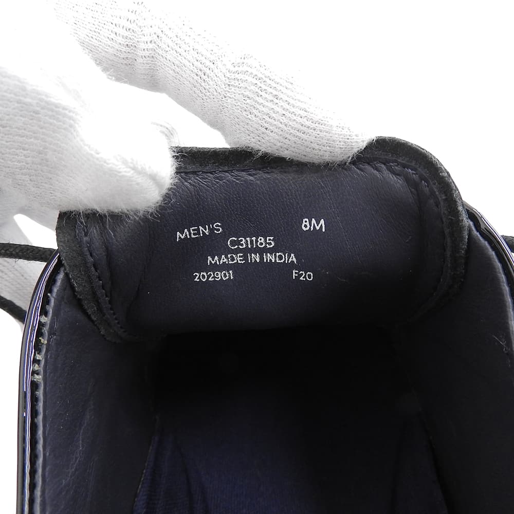 Cole Haan Dawes Grande Plain Toe Patent Leather Oxford Shoes, Men's, Black, 10", C31185 Shoes 8(US) blackUsed