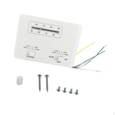 Thermostat Single Stage Heat and Cool Accessory 7330G3351 White High Performance Replacement Utility