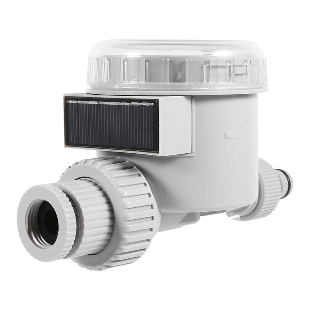 1Pc Solar Power Home Garden Auto Water Saving Irrigation Controller LCD Digital Watering Timer