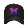 Bisexual Pride Butterfly Baseball Cap Trucker Hat Snapback Cap Wild Ball Hat Golf Hat Man Caps Women Men's
