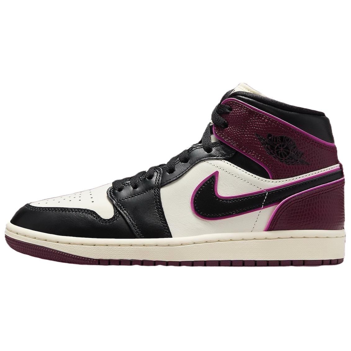 Jordan 1 Mid Se Bordeaux Women`s
