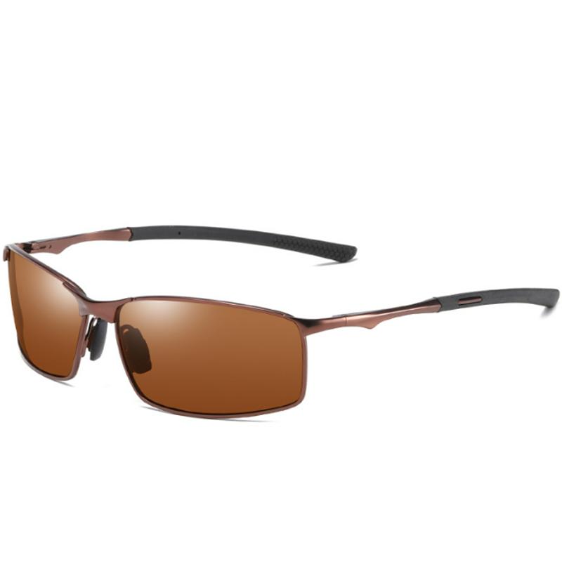 Anti-Glare Square Myopia Sunglasses Men Fashion Metal Driving Prescription Sun Glasses For Male 0 -0.5 -0.75 To -6.0