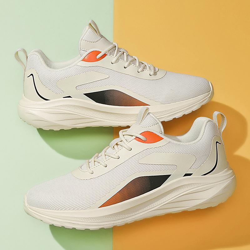 New large size running shoes men's mesh shoes shock absorption lightweight casual shoes soft sole youth sports shoes men