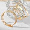 Set of 5 Latest Stylish Multilayer Bangle Bracelet for Women and Girls