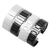 Vysoce kvalitní keramický řemínek 14mm 16mm 18mm 20mm 21mm 22mm Vhodný pro Seiko Tissot Univerzální pánské a dámské náramky Černý
