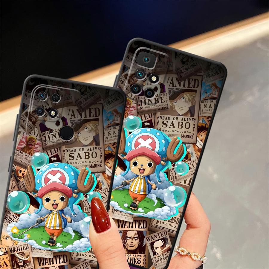 Black Soft Phone Cover Case for Xiaomi Redmi K40 K80 Pro 12C A3 A1 A2 Plus 14C 13C A4 9 A5 10 One Piece Big Mom Chopper