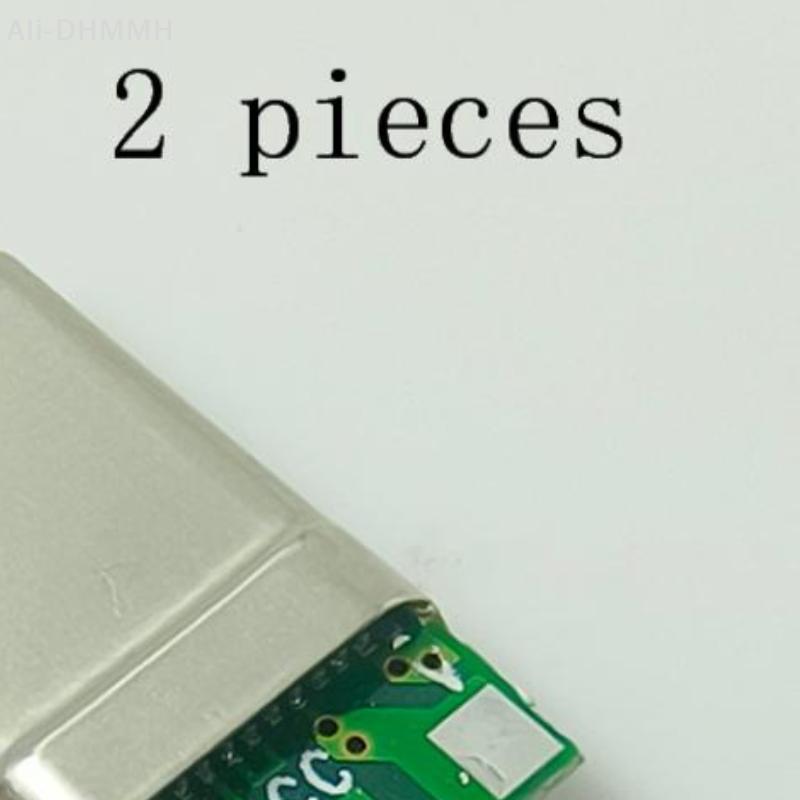 2/10 Sets PD 3Wire Charging Head 3Pin Male Type C Laptop Connector 3Solder Joint CC Pin CTOC5 With Capacitor Notebook Adapter