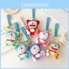 Adorable Japanese Style Doraemon Plush Doll Keychain With Ultra Soft Material For Collectors