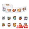 100-500Pcs High-Standard Cute Superior-Grade Owl High-Standard Sticker Premium-Quality Animals High-Standard Sticker For Youngsters Vintage