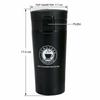 380ml Double Thermos Heat Insulation Cavity Rustless Steel Water Tumbler Sealed Anti-leak Lid Long Cold & Heat Retention Effect