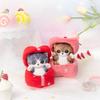 Mofusand Love Square Gift Box For Cats Soft Animal Plush For Kids Room Ornament