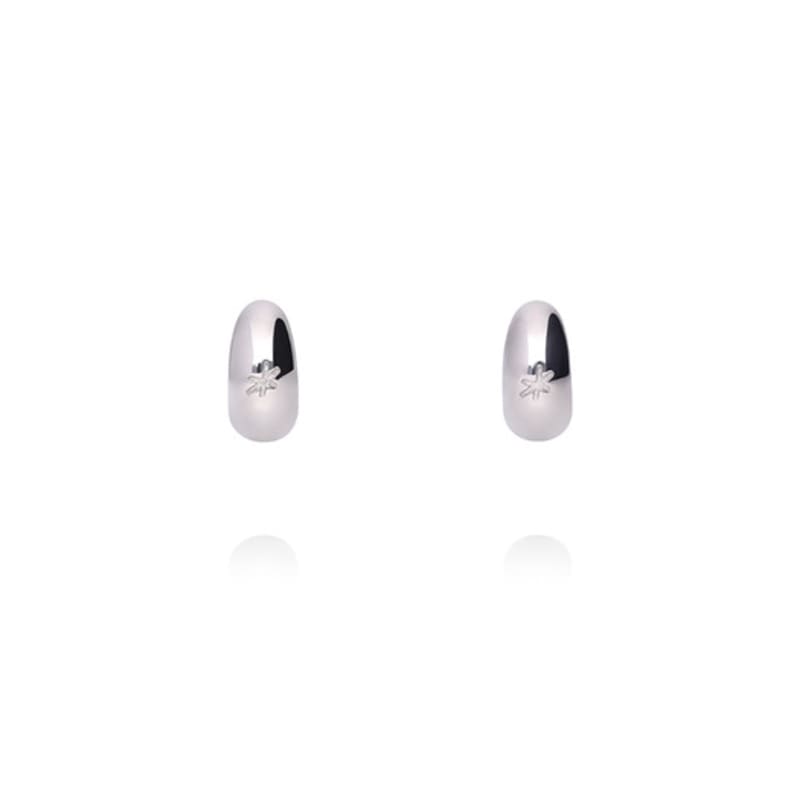 NEUF PIECE ASTERISK ONE TOUCH EARRINGS / small