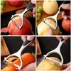 Stainless Steel Vegetable Peeler Ergonomic Multi-Function Kitchen Tool for Potato Carrot Fruit with Non-Slip Grip Durable Blade