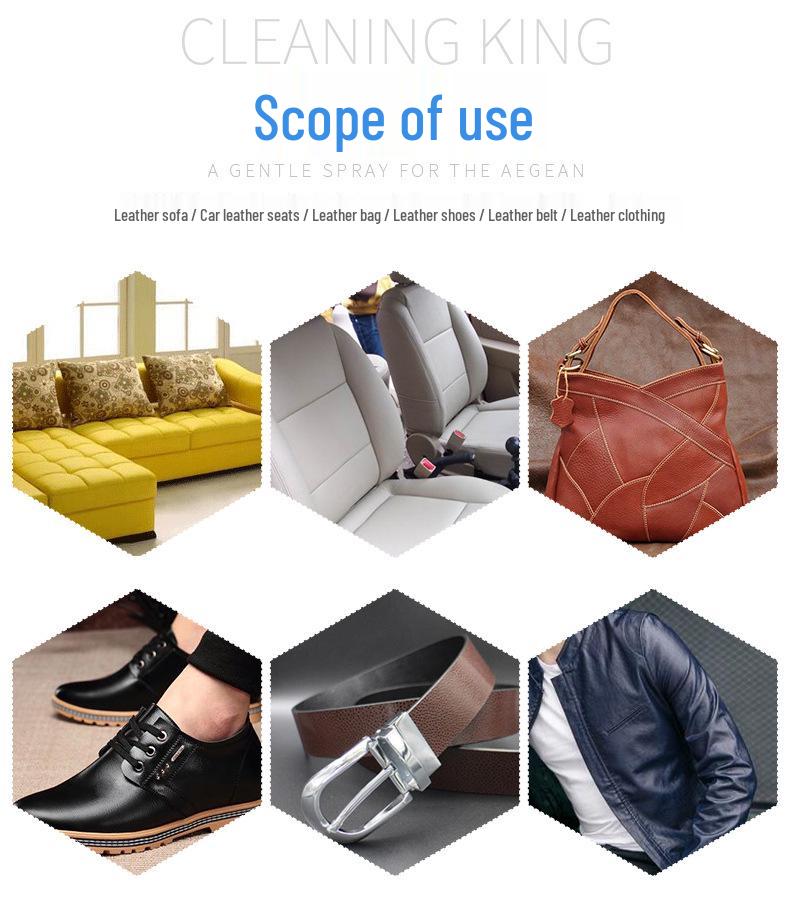 Genuine Leather Sofa & Goods Stain Remover and Conditioner - Waterless Leather Care Cream