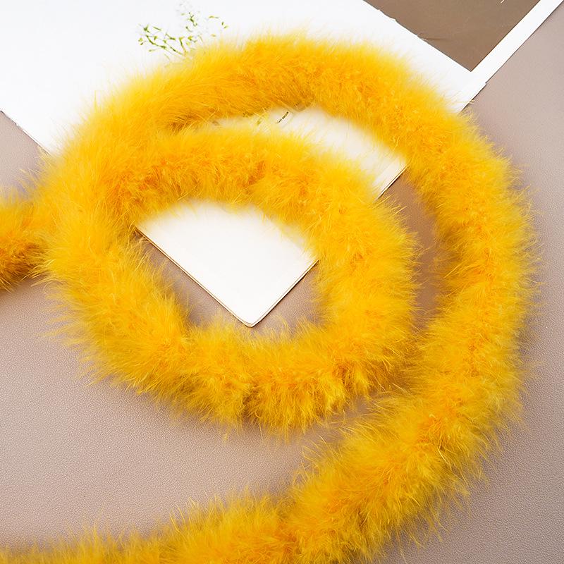 Colorful Turkey Feather Strips for DIY Crafts and Christmas Decorations