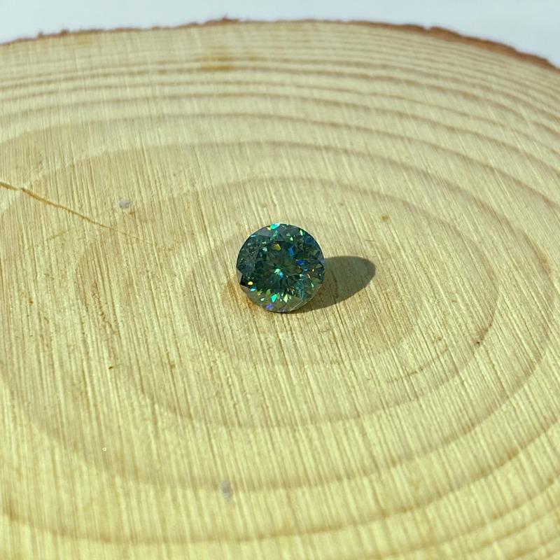 Cellacity Runder 100-Schliff Moissanit 1,0-8,0 Karat D-Farbe Massenware Hochwertige Perlen bestanden durch Diamanttester mit GRA