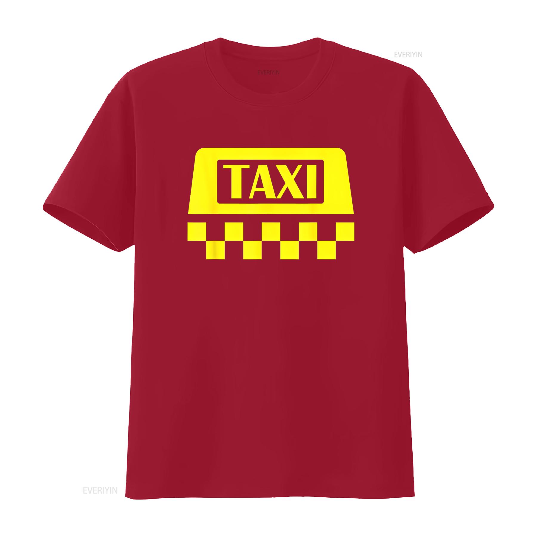 Yellow Taxi Costume Halloween Funny Driver Men Driving T Shirt vintage Washed designer clothes homme graphic Comfortable S