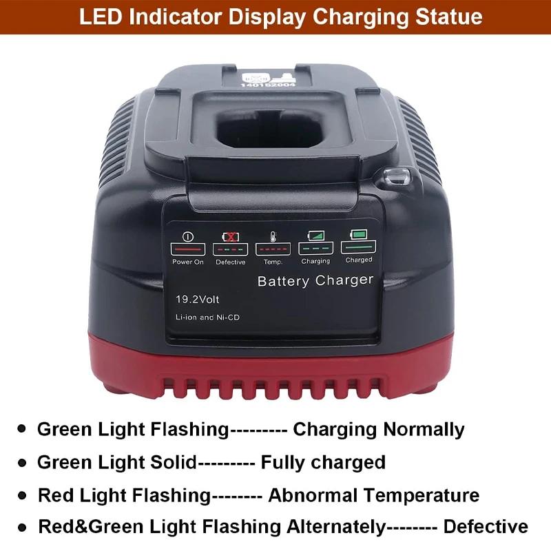 Battery Charger for Craftsman 19.2V Lithium-ion & NI-CD Battery 11375 11376 130279005 11375 11376 315.PP2011 US EU UK AU Plug