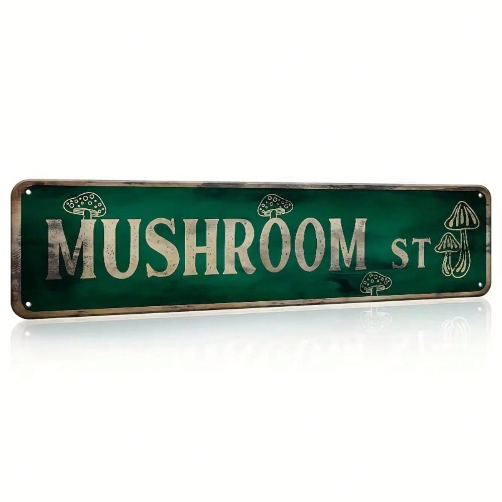 Vintage 4x16 Inch Metal Street Sign Retro Tin Plaque Iron Novelty Decor for Bedroom Home Farmhouse